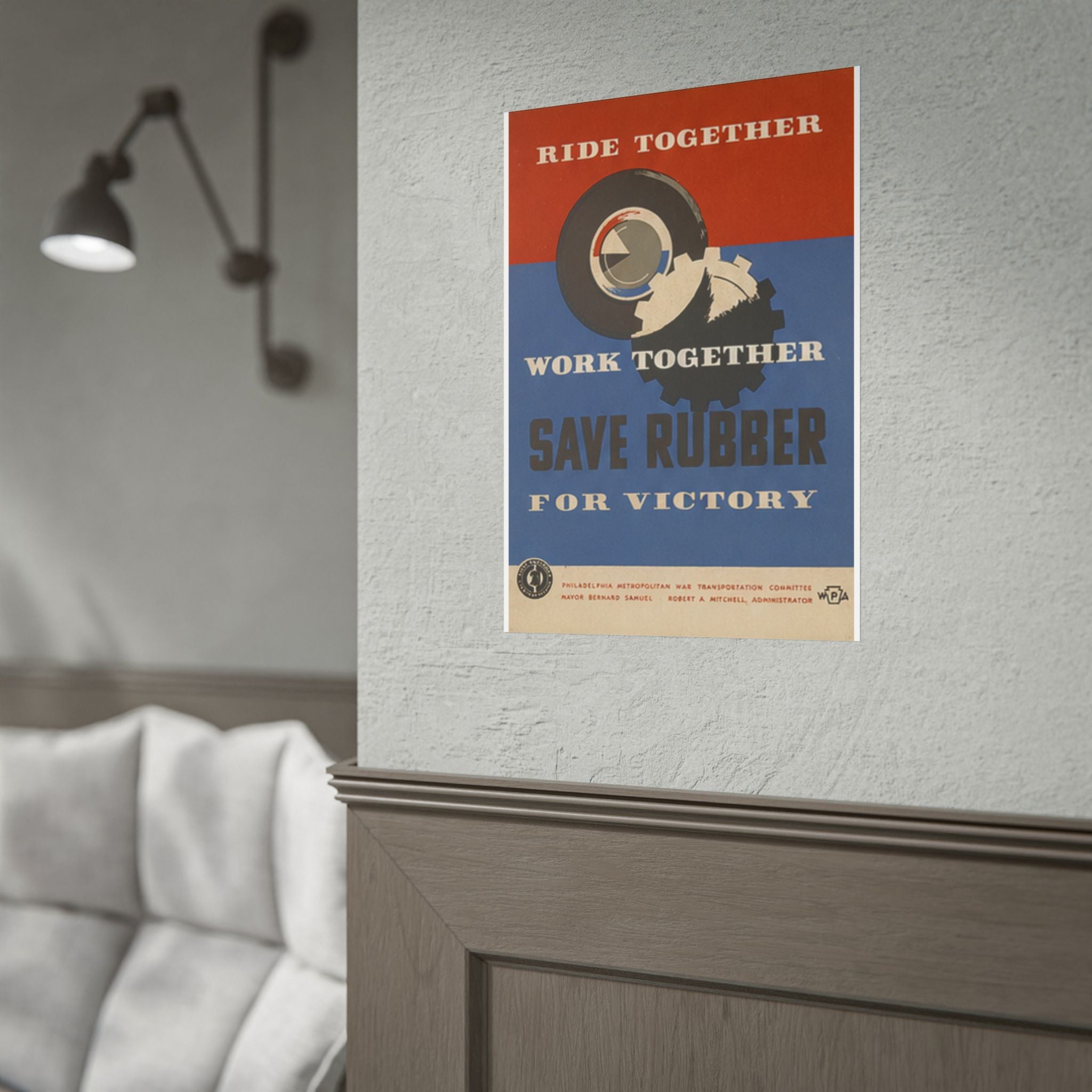 Vintage WWII Wartime Rationing Poster