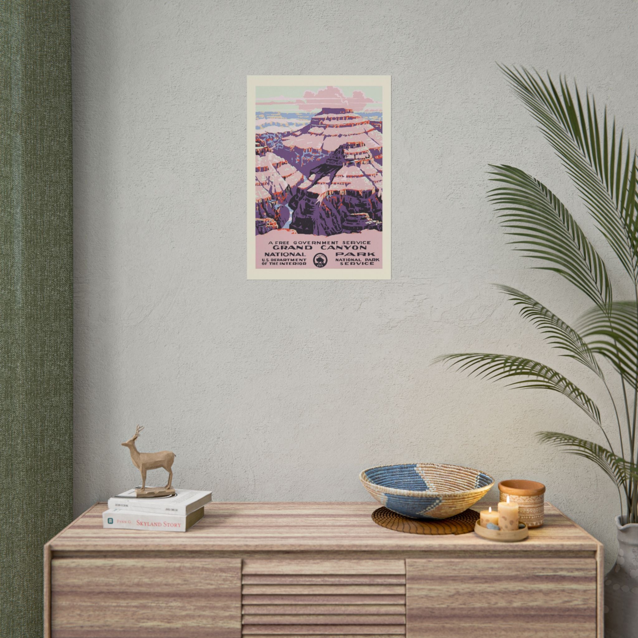 Grand Canyon National Park, 1938 WPA Travel Poster