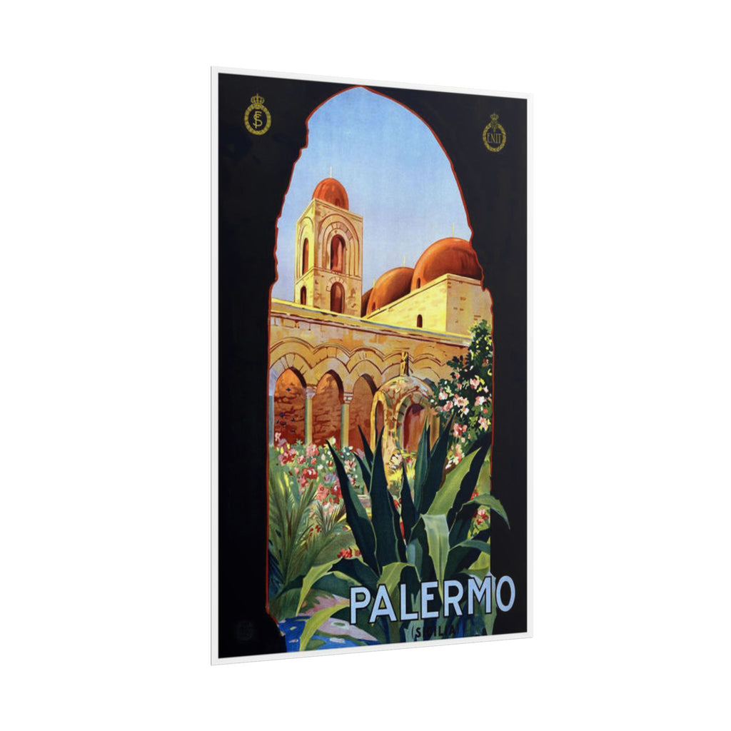 Palermo Sicilia 1920 Vintage Italian Travel Poster