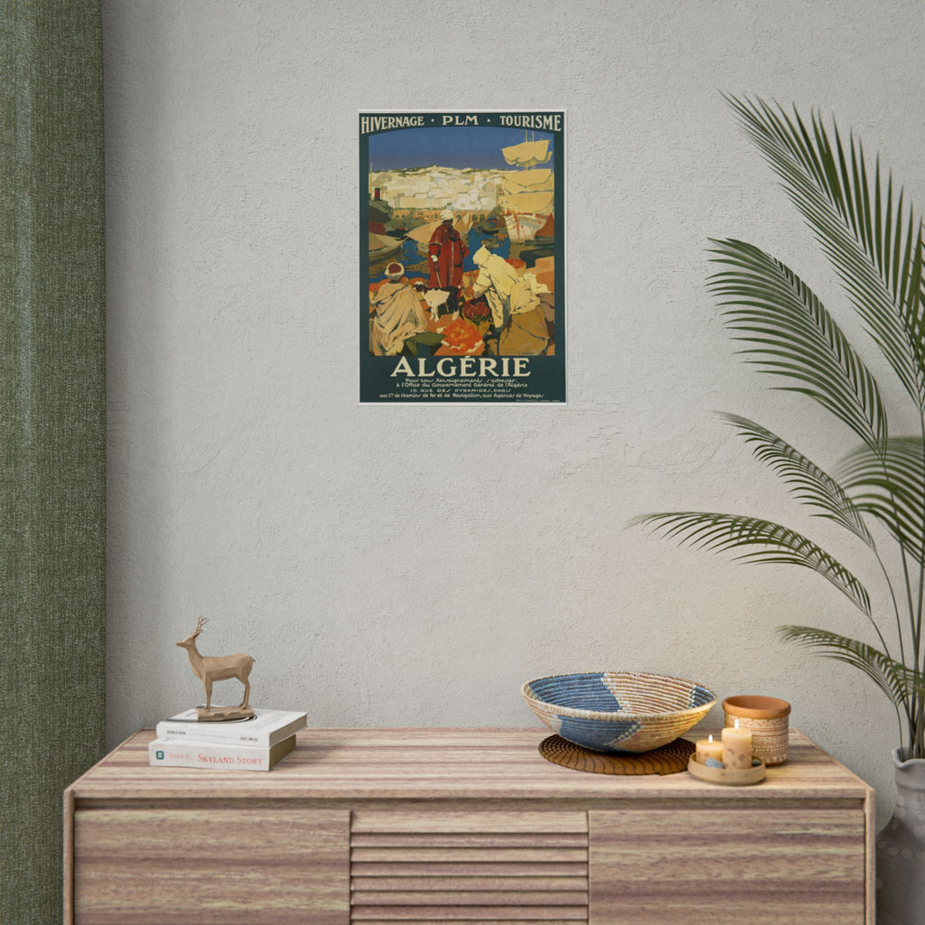 Algeria 1930 Vintage French Travel Poster