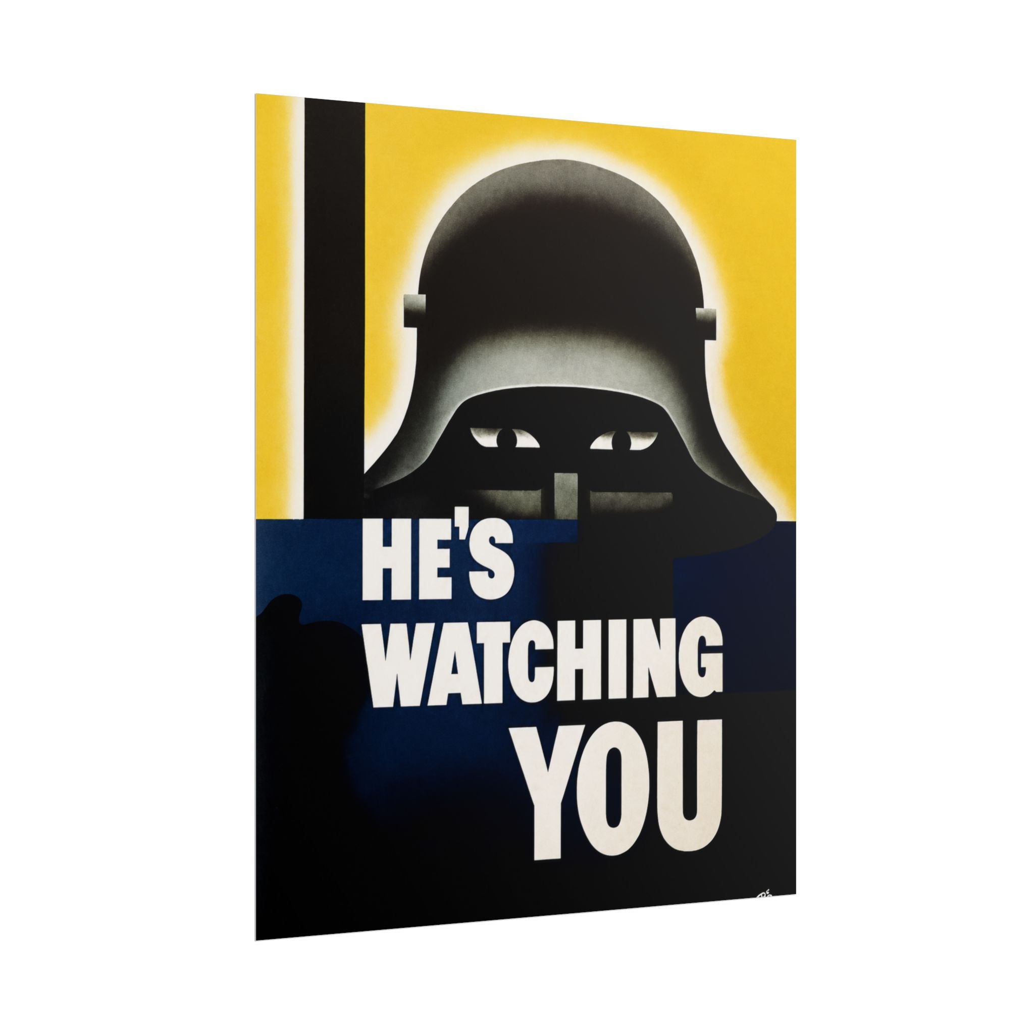 1942 WWII Vintage Anti-Espionage Propaganda Poster