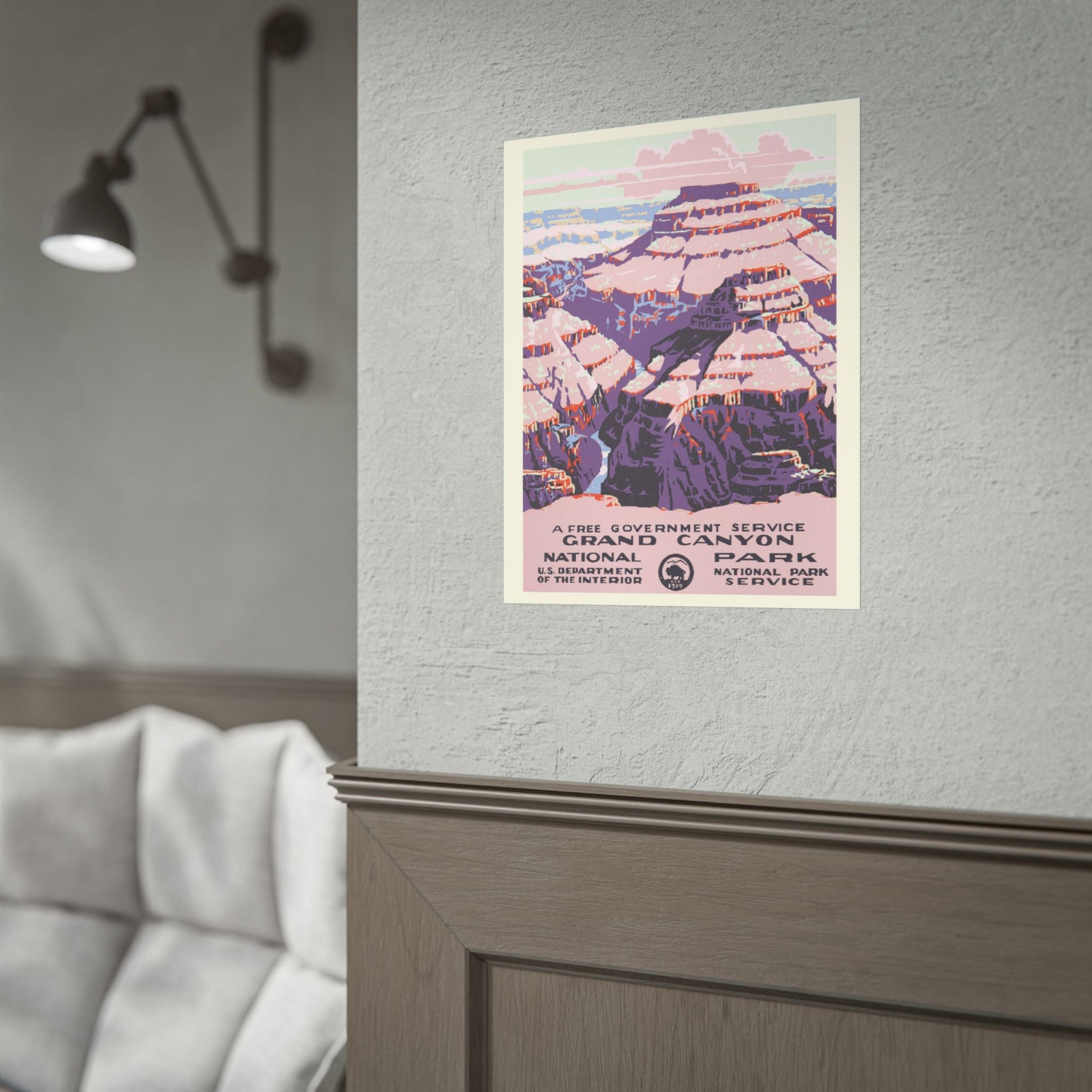 Grand Canyon National Park, 1938 WPA Travel Poster