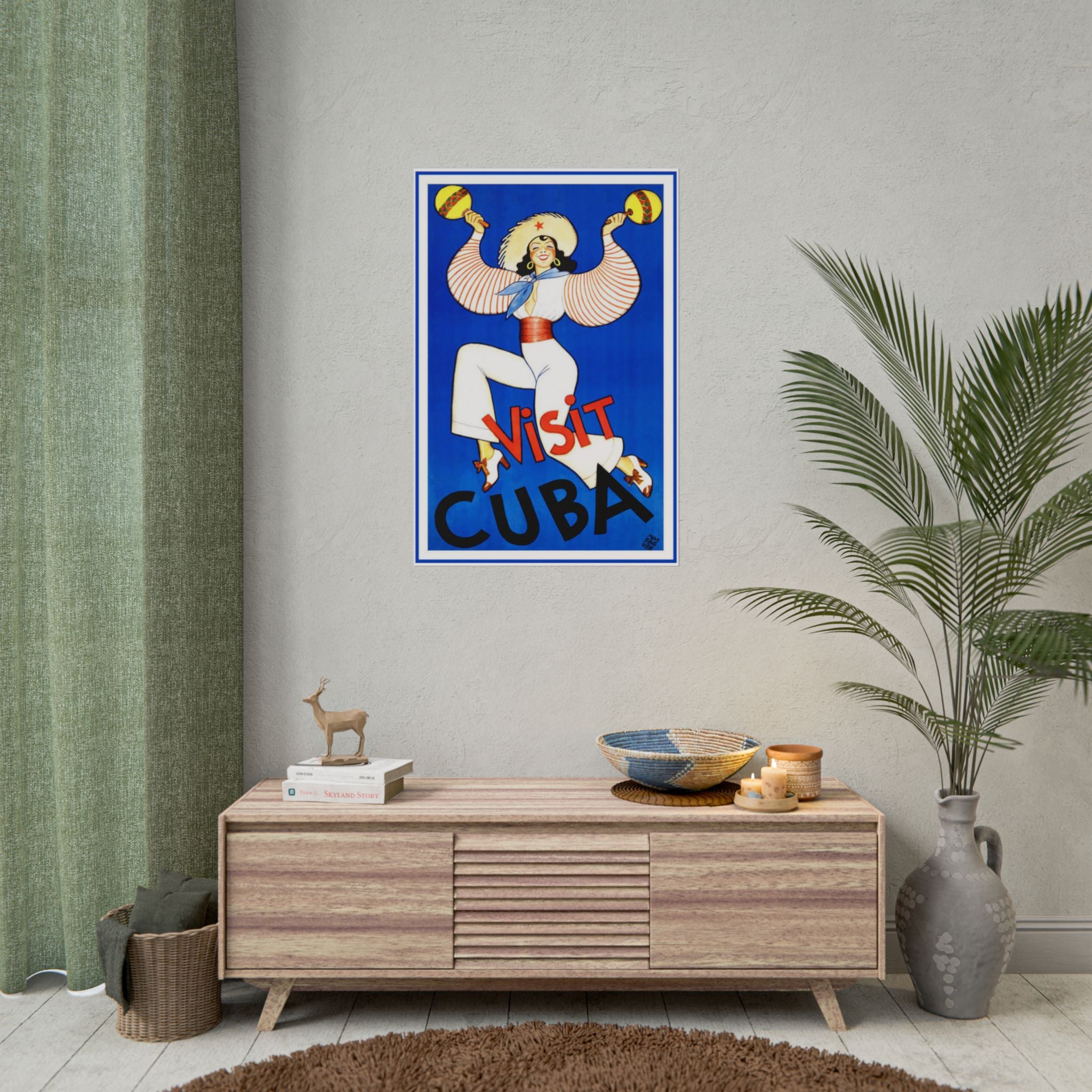 Visit Cuba 1935 Vintage Travel Poster