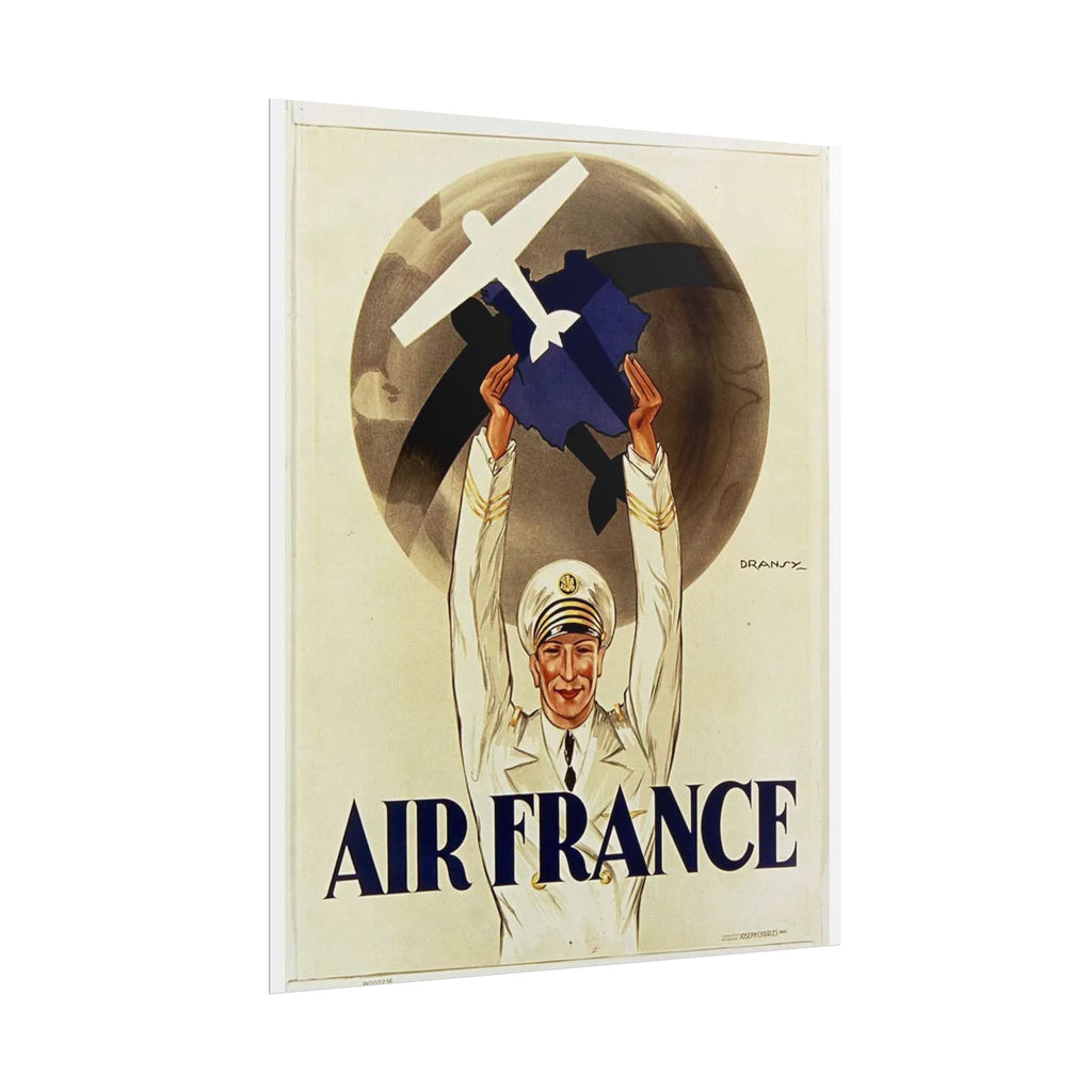 Air France 1933 Vintage Travel Poster