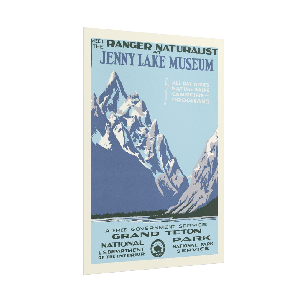 Grand Teton National Park 1938 Vintage WPA Poster