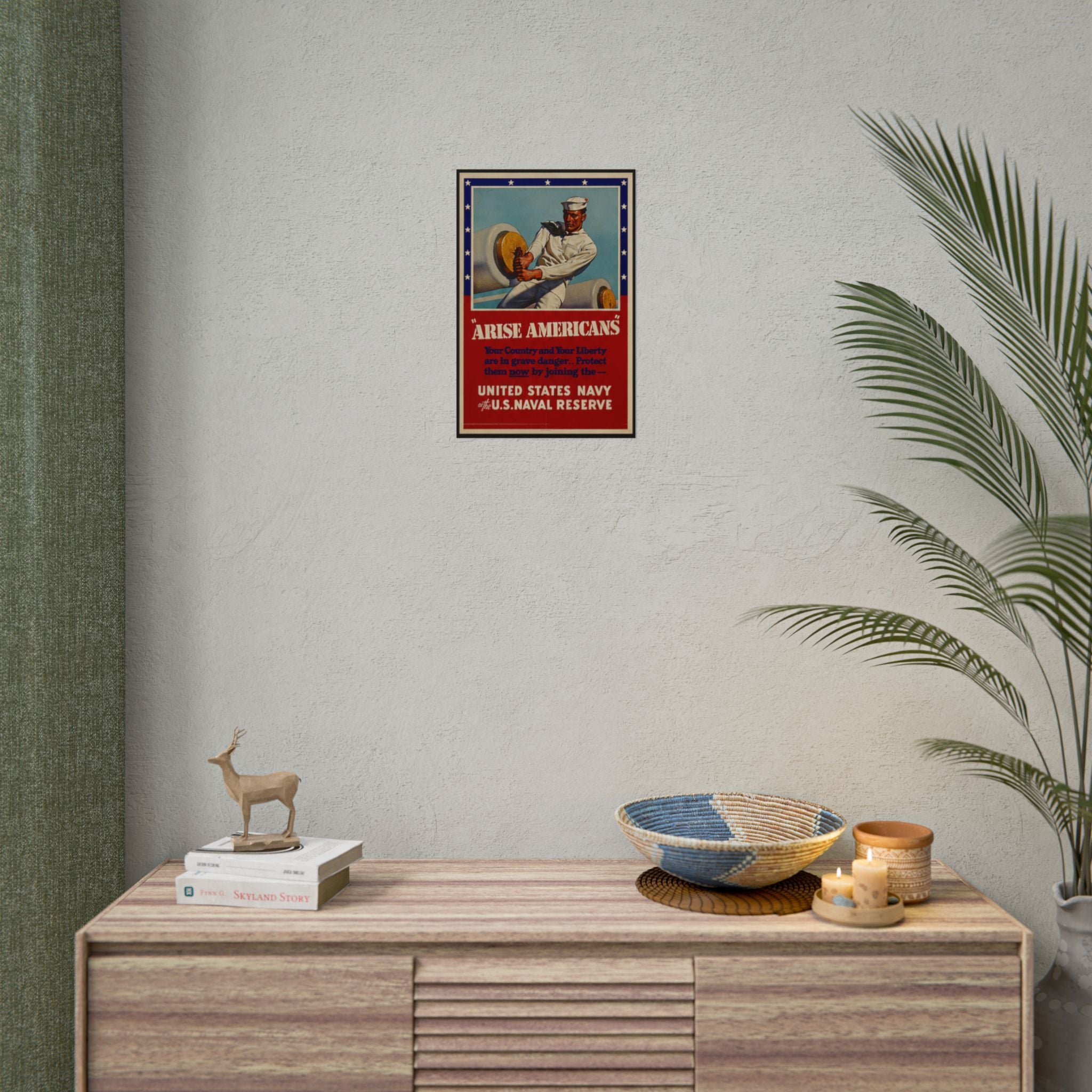 Arise Americans 1941 US Navy Recruiting Poster
