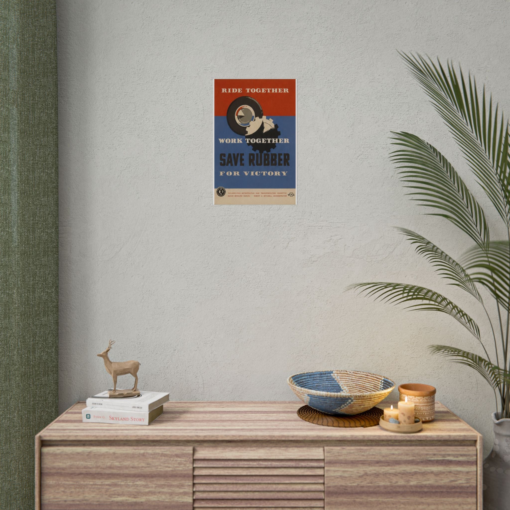 Vintage WWII Wartime Rationing Poster