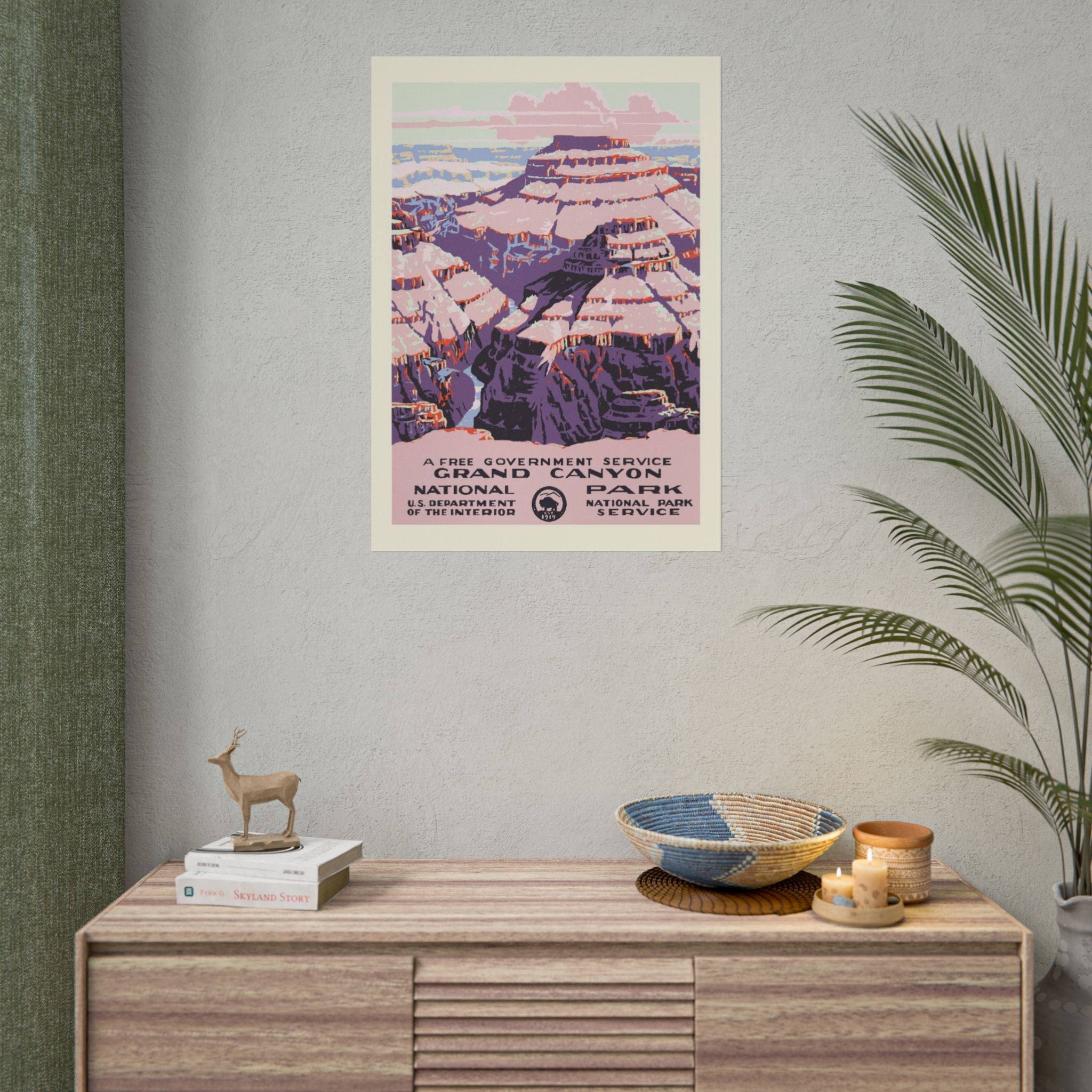 Grand Canyon National Park, 1938 WPA Travel Poster