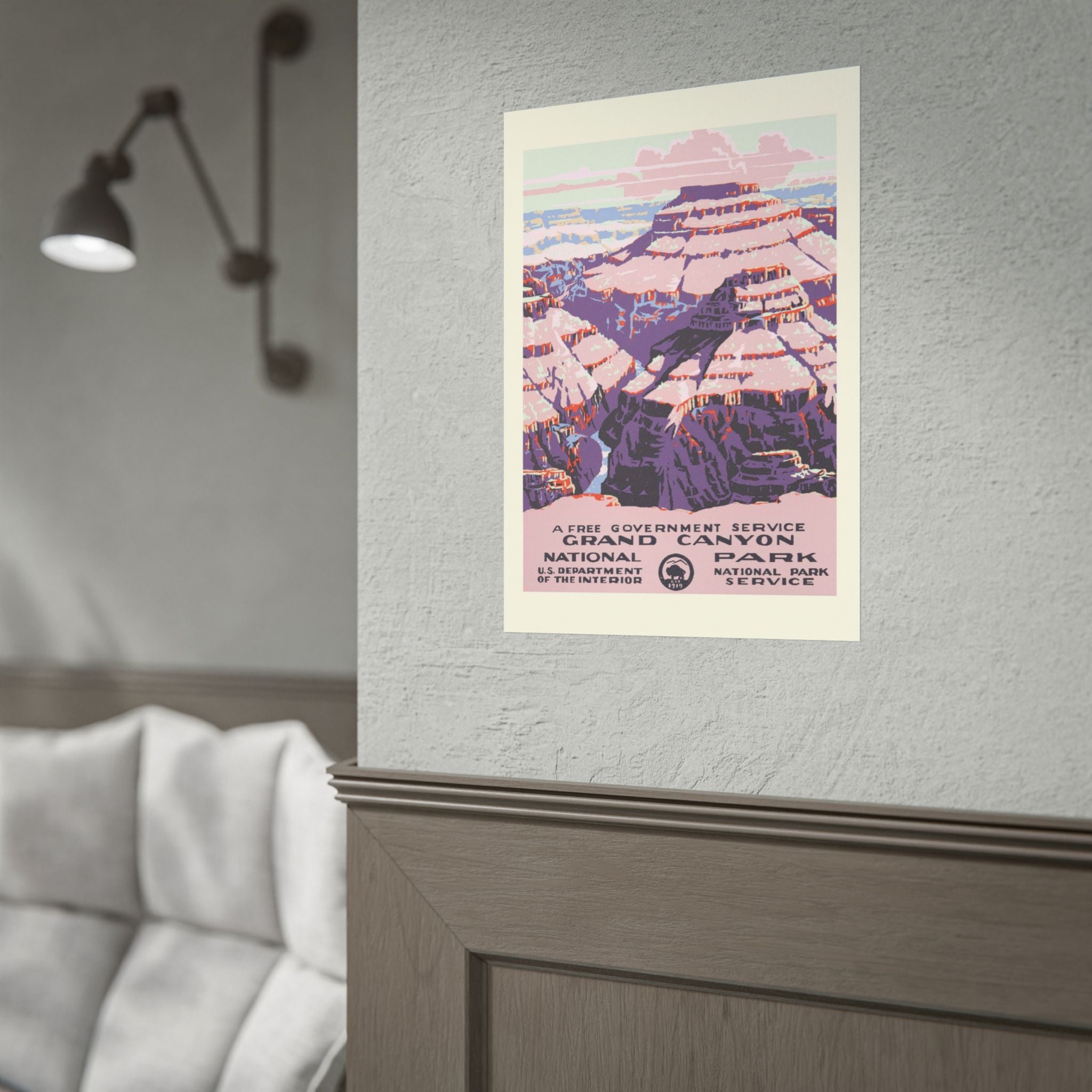 Grand Canyon National Park, 1938 WPA Travel Poster