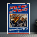 1942 Vintage US Navy Recruitment Poster