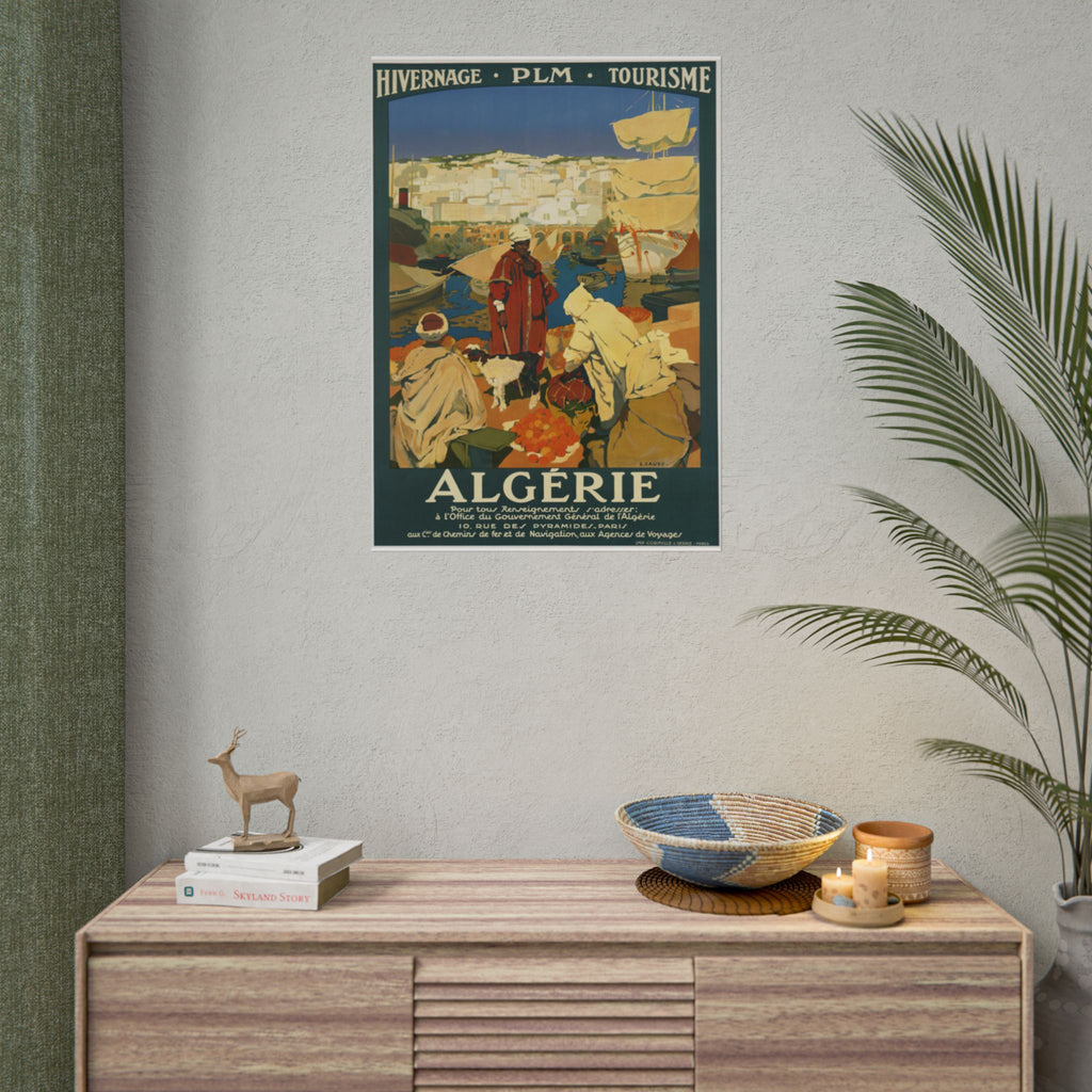Algeria 1930 Vintage French Travel Poster