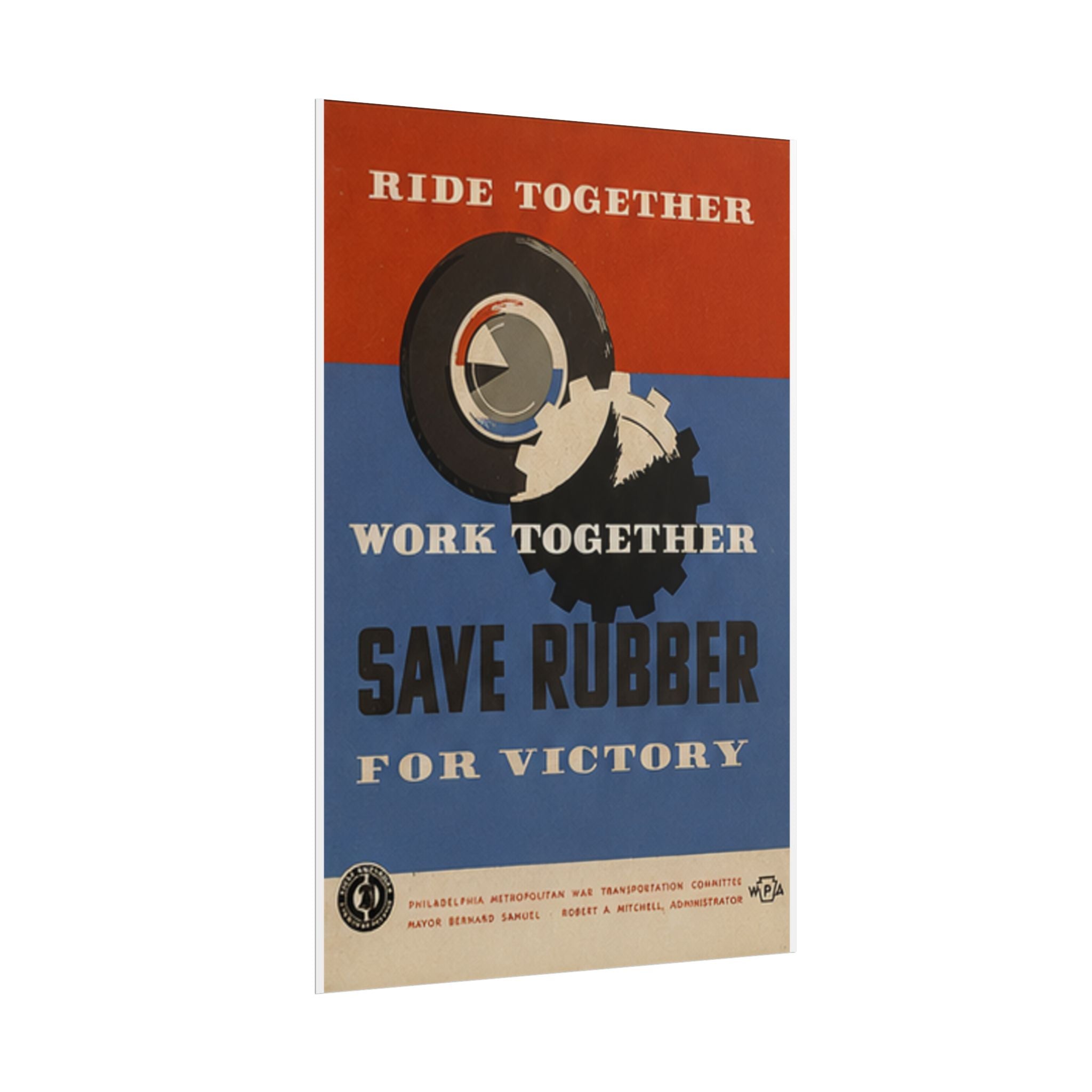 Vintage WWII Wartime Rationing Poster